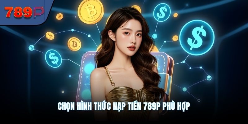 Chọn hình thức nạp tiền 789P phù hợp